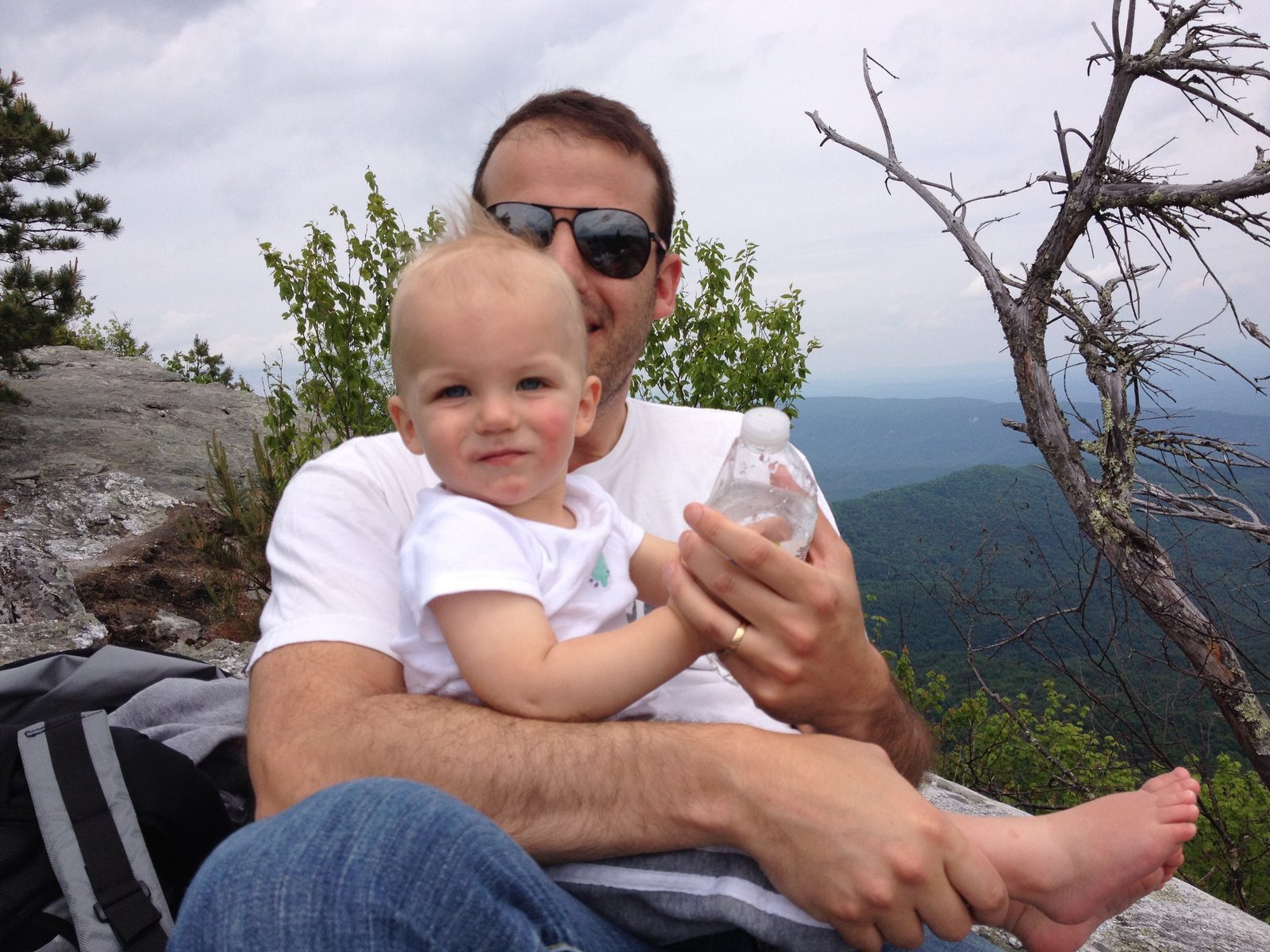 The two of us at the summit